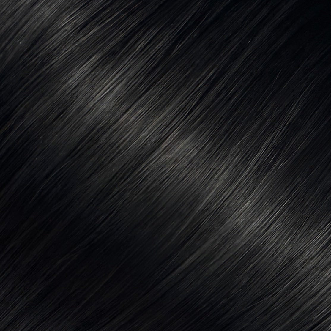 jet black extensions