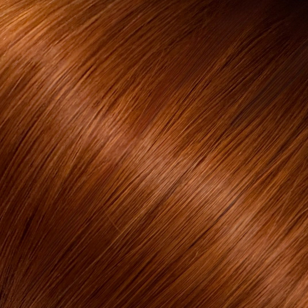 copper hair extensions