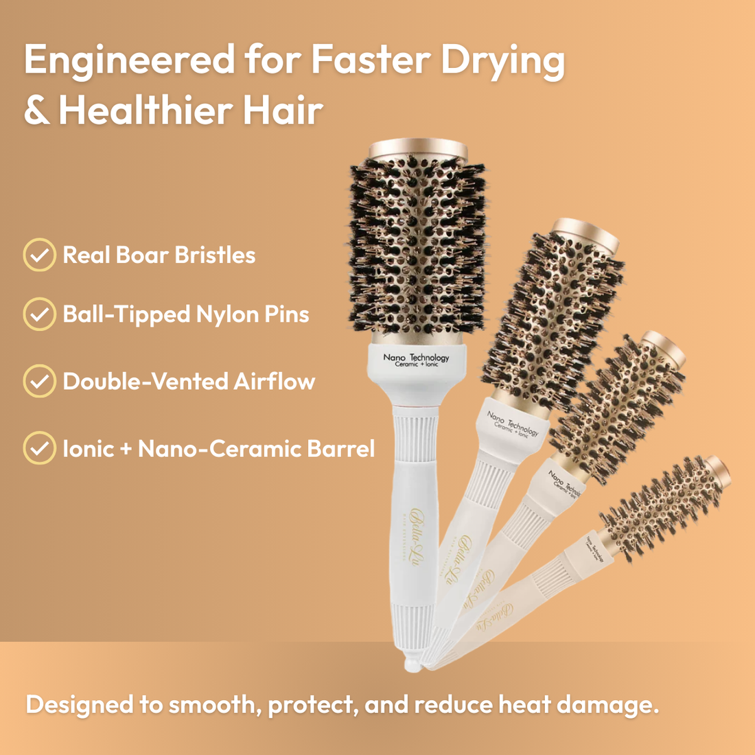 Bella-Lu Professional Blowout Brush Set