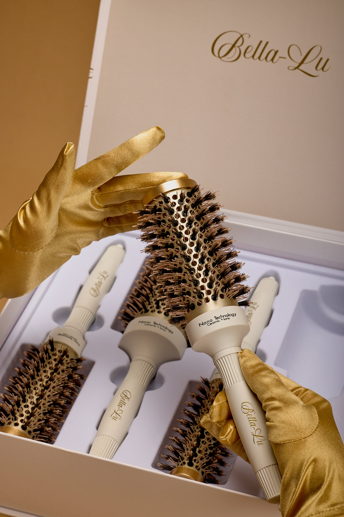 Brush Set &amp; Pure Silk Pillowcase