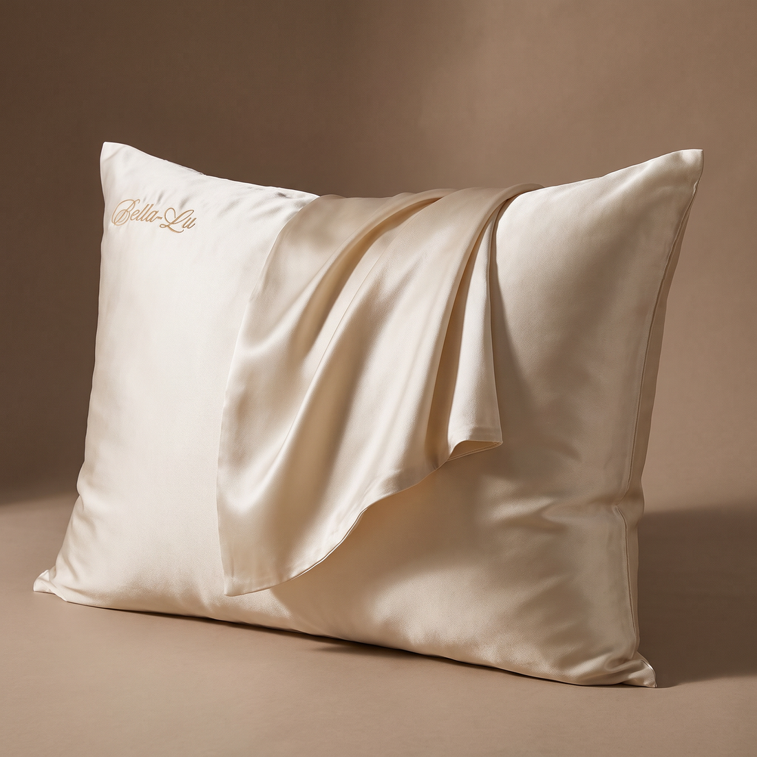 30 Momme Mulberry Silk Pillowcase for Smoother Hair &amp; Skin, Standard Size | Bella-Lu