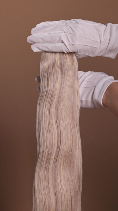 Ash Blonde Highlights, Tape-In